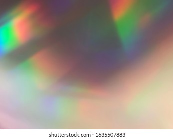 Soft rainbow light flares background overlay