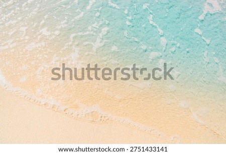 soft sand beach close up