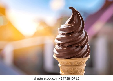 a soft serve ice cream cone - Powered by Shutterstock