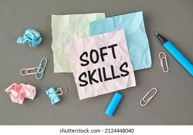 Soft Skills Text Concept Write On Stock Photo 2124448040 | Shutterstock