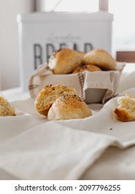 Soft Soy Milk Rolls With Poppy Seeds And Flaxseed. Vegan Recipe