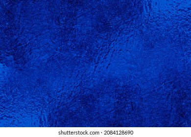 Soft Texture Background Of Royal Blue Metallic Sheet