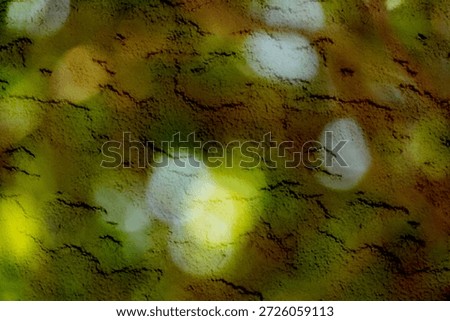 A soft, textured abstract background featuring blurred green and brown bokeh lights, creating an organic and earthy visual appeal with a subtle grunge overlay for depth.