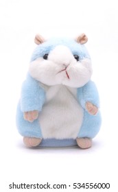 Soft Toy Hamster Isolated On White