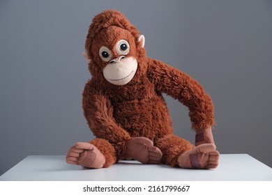 Soft Toy Plush Monkey Brown Stock Photo 2161799667 | Shutterstock