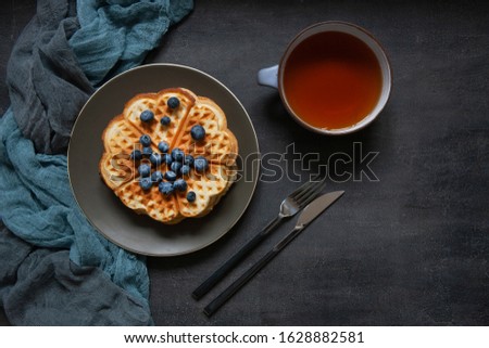 Similar – breakfast waffles Food