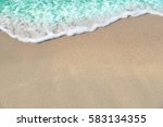 Soft waves on the beach