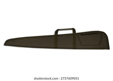 Soft weapon case on white background

