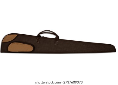 Soft weapon case on white background


