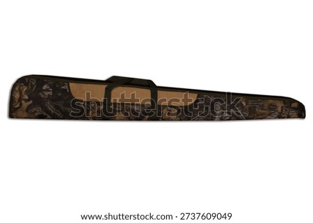 Soft weapon case on white background

