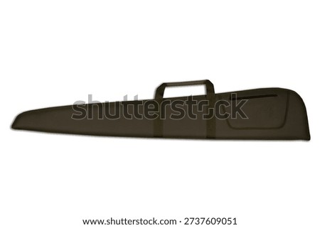 Soft weapon case on white background


