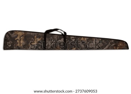 Soft weapon case on white background

