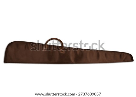 Soft weapon case on white background

