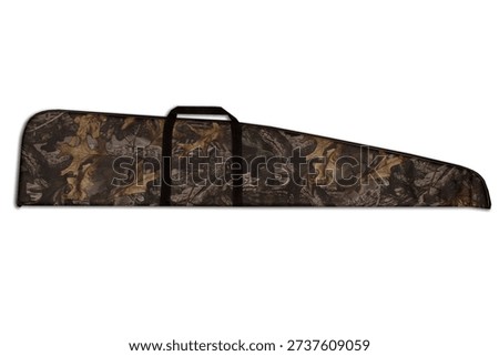 Soft weapon case on white background

