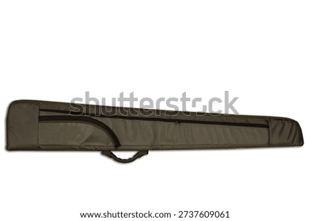 Soft weapon case on white background

