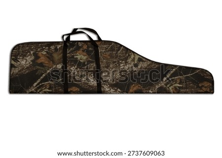 Soft weapon case on white background


