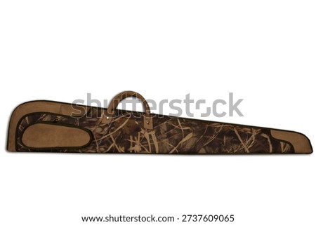Soft weapon case on white background

