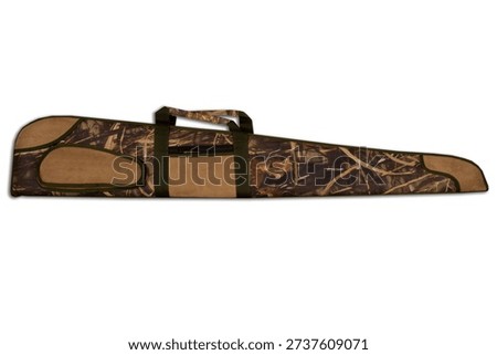Soft weapon case on white background

