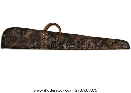 Soft weapon case on white background


