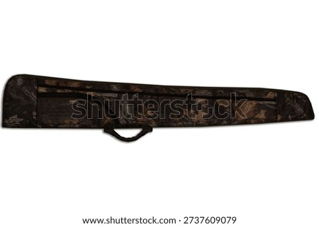 Soft weapon case on white background

