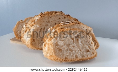 soft white bread on the table