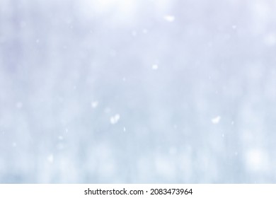 Soft Winter Nature Blurred Background  closeup  Abstract Beautiful Delicate texture  Defocused Rural winter scene in snowy day  Natural light blue backdrop and Copy Space for design