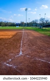 Softball Field After A Game.