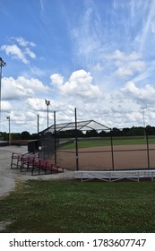 Softball Field At A Ballpark