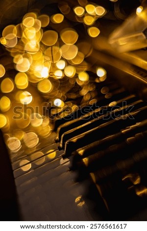 Softly blurred piano keys create a dreamy, atmospheric image with a shallow depth of field. Perfect for music-related projects or to evoke a sense of nostalgia and emotion.