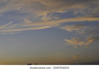 the softness of colour in the sky