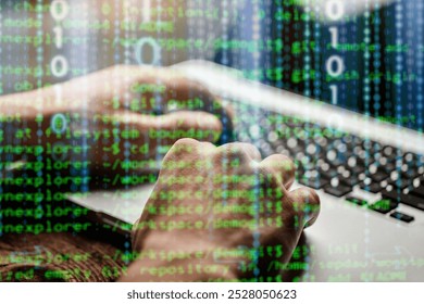 Software, coding concept and woman programmer