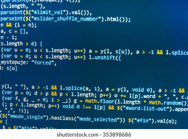 Software Developer Programming Code On Computer Stock Photo 353898686 ...