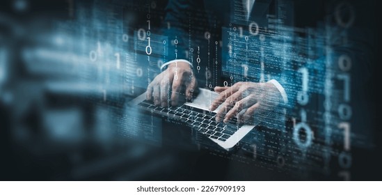 Software development concepts and programming for various devices, Software Engineer Computer programmer, coding process, chart, testing platform Data analytics, online safety.