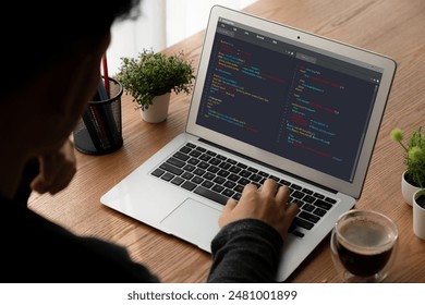 Software development programming on computer screen for modish application and program coding - Powered by Shutterstock