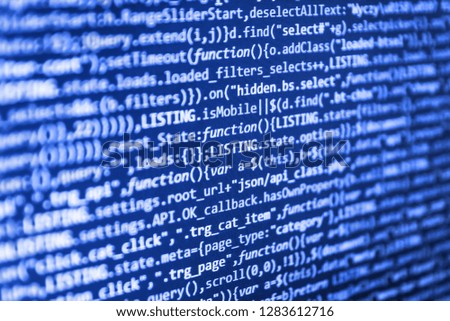 Software development,  Web develop company web interface icon for software design concept,  Application binary code,  Java Software engineer concept,  Programmer working in desktop laptop