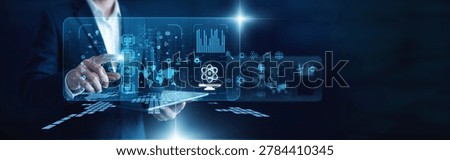 Software engineering pro. Expert hand touch code computer science working on tablet, developing algorithms and logic. Solving complex technical problems with computer science knowledge.
