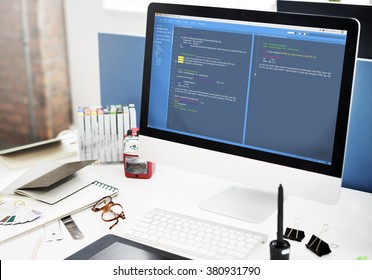 Software Programming Web Development Concept