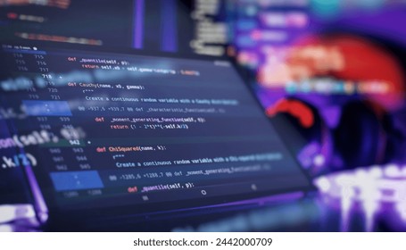 Software Programming Work Time. Program development concept. IT technology background. - Powered by Shutterstock - Get 15% off with code: PIKWIZARD15