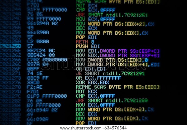 Software Source Code Programming Code Programming Stock Photo Edit Now 634576544