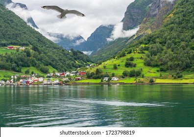 Sognefjord Sea Landscape View, Norway