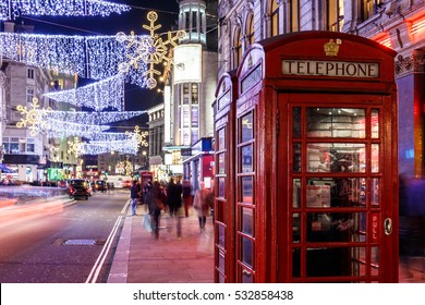 Soho in Christmas, London - Shutterstock ID 532858438