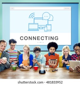 Soical Media Networking Online Connection Communication Concept