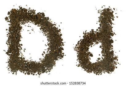 Soil Alphabet. Letters D