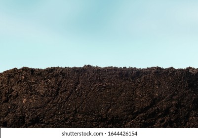 Soil Or Dirt Section With Sky