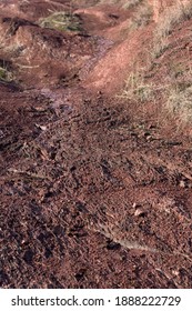 Soil Erosion Caused By Rainwater And Wind