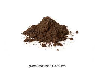 Soil Isolated On White Background Stock Photo (Edit Now) 1380933497 ...