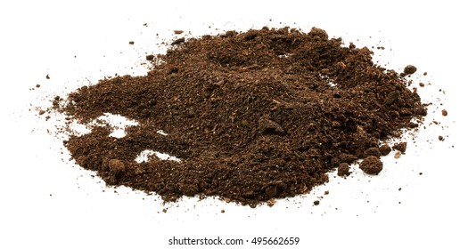 Soil Isolated On White Background Stock Photo 495662659 | Shutterstock