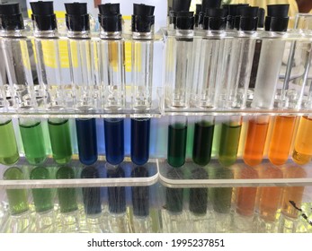 Soil Nutrient Test Reagent In Glass Tube