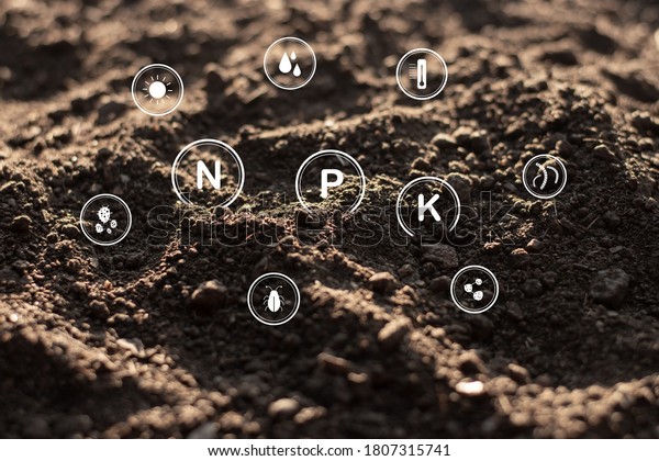 Soil texture background, Fertile loam soil\
suitable for planting.