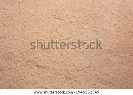 Soil wall texture of clay house structure. Mud background and vintage tone. Selective focus